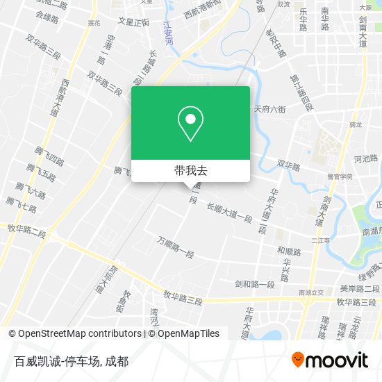 百威凯诚-停车场地图
