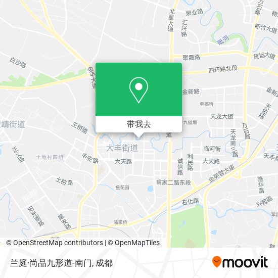 兰庭·尚品九形道-南门地图