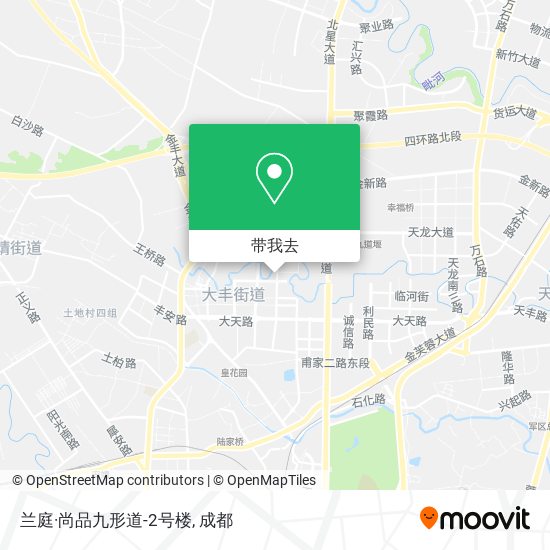 兰庭·尚品九形道-2号楼地图