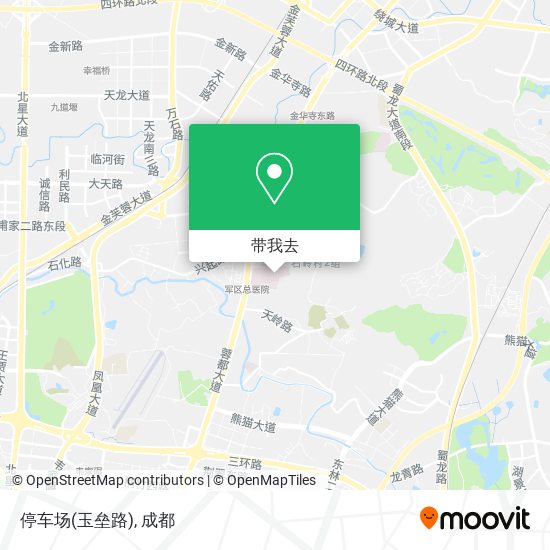 停车场(玉垒路)地图