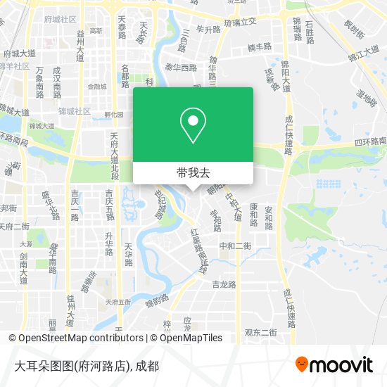 大耳朵图图(府河路店)地图