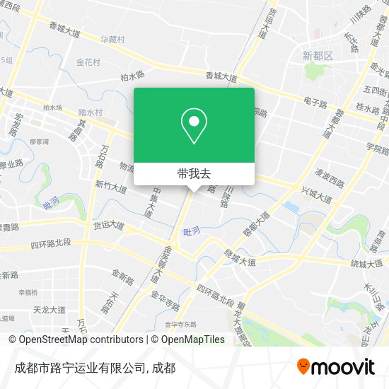 成都市路宁运业有限公司地图