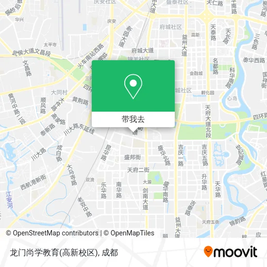 龙门尚学教育(高新校区)地图