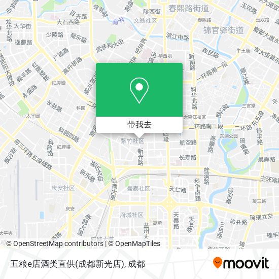 五粮e店酒类直供(成都新光店)地图