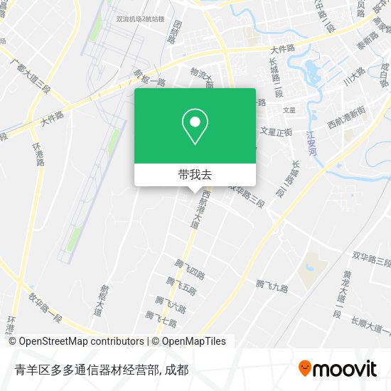 青羊区多多通信器材经营部地图