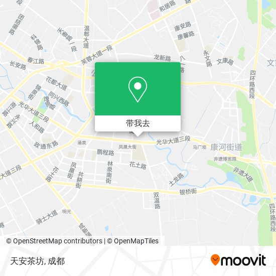天安茶坊地图