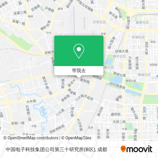 中国电子科技集团公司第三十研究所(B区)地图