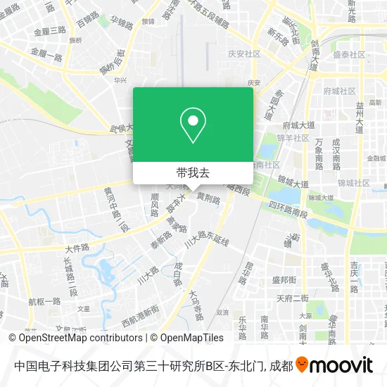 中国电子科技集团公司第三十研究所B区-东北门地图