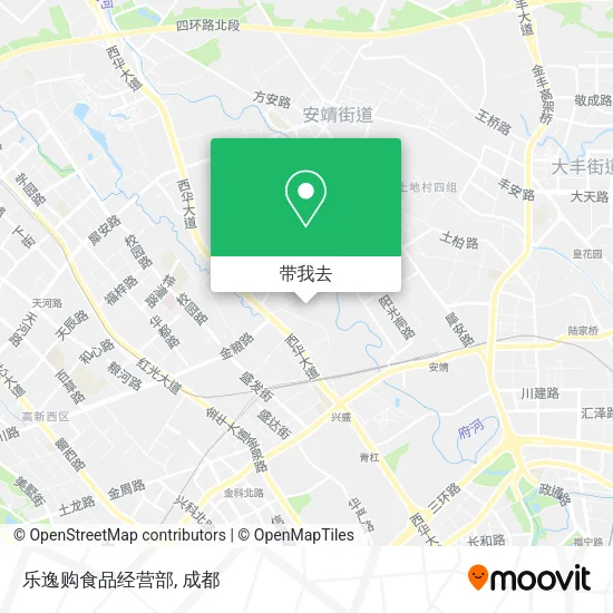 乐逸购食品经营部地图