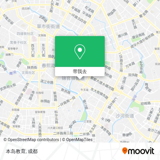 本岛教育地图