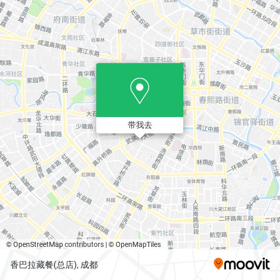 香巴拉藏餐(总店)地图