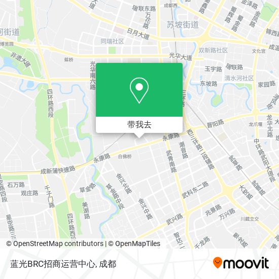 蓝光BRC招商运营中心地图