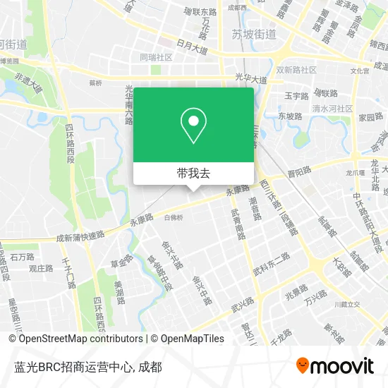 蓝光BRC招商运营中心地图