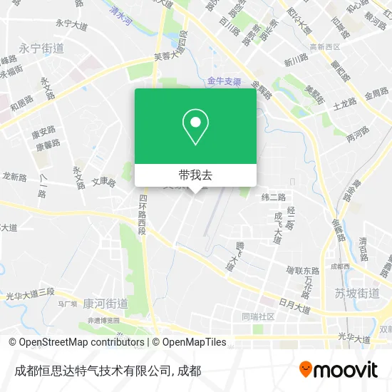 成都恒思达特气技术有限公司地图