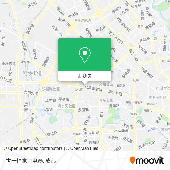 世一恒家用电器地图