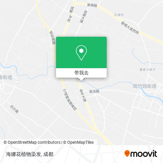 海娜花植物染发地图