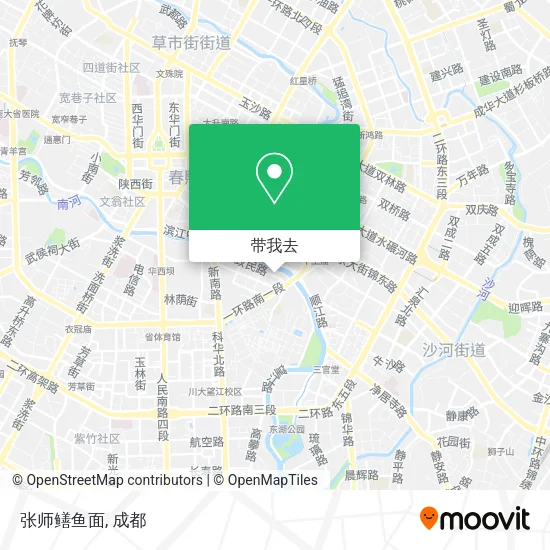 张师鳝鱼面地图