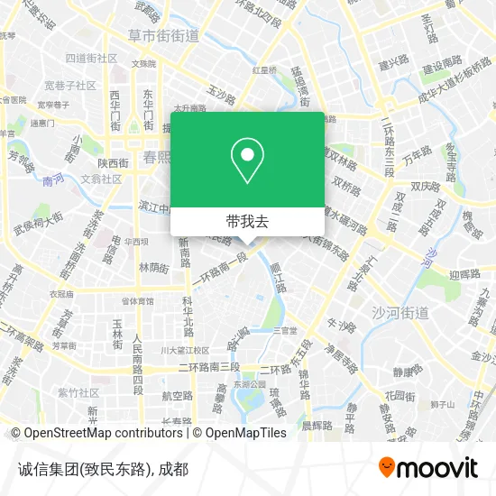 诚信集团(致民东路)地图