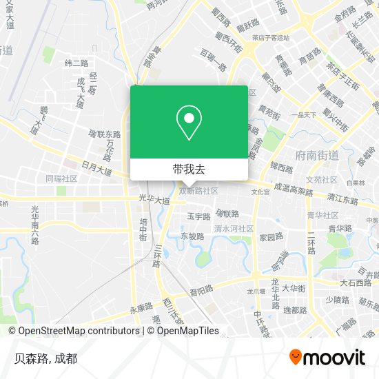贝森路地图