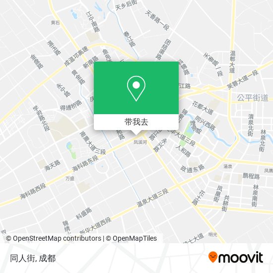 同人街地图