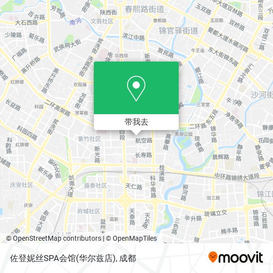 佐登妮丝SPA会馆(华尔兹店)地图