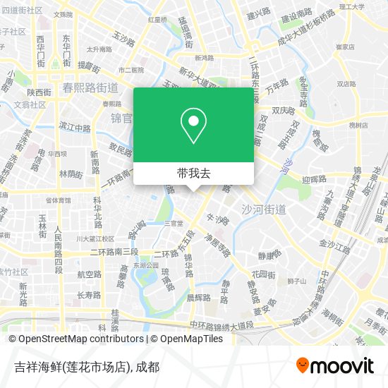 吉祥海鲜(莲花市场店)地图