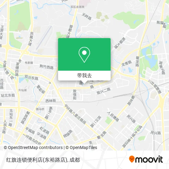 红旗连锁便利店(东裕路店)地图