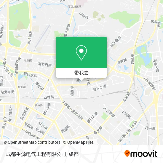 成都生源电气工程有限公司地图