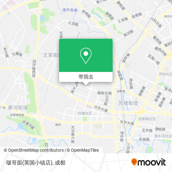 啵哥面(英国小镇店)地图