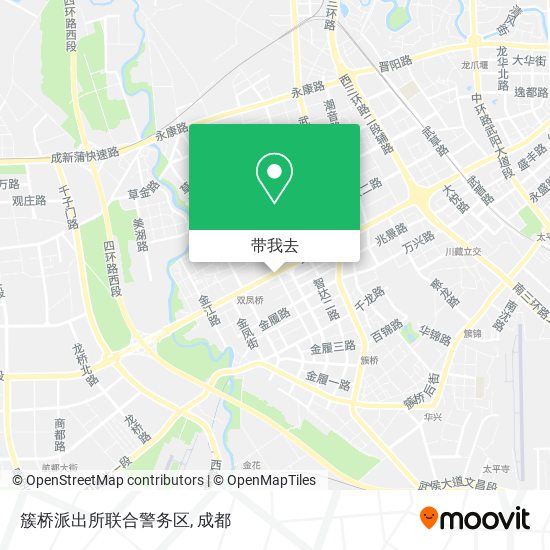 簇桥派出所联合警务区地图