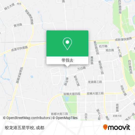 蛟龙港五星学校地图
