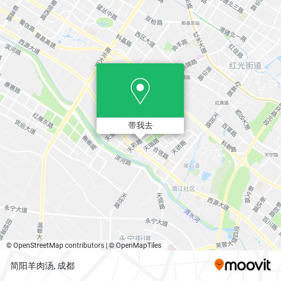 简阳羊肉汤地图