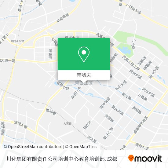 川化集团有限责任公司培训中心教育培训部地图