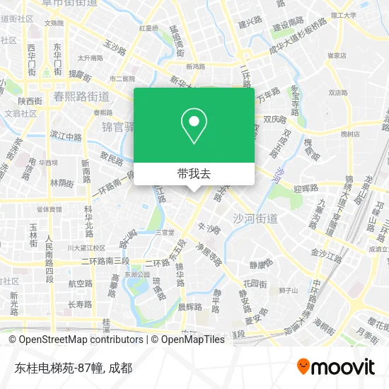 东桂电梯苑-87幢地图