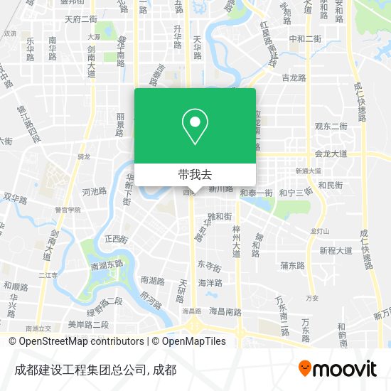成都建设工程集团总公司地图