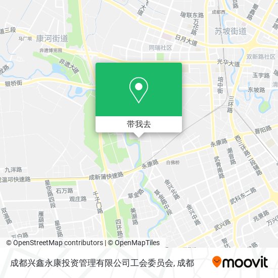 成都兴鑫永康投资管理有限公司工会委员会地图