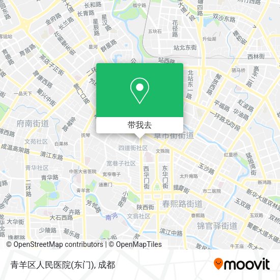 青羊区人民医院(东门)地图