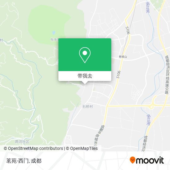 茗苑-西门地图