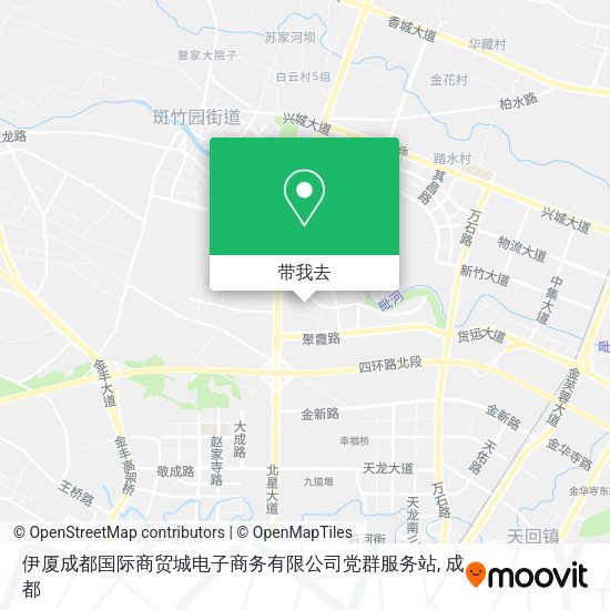 伊厦成都国际商贸城电子商务有限公司党群服务站地图