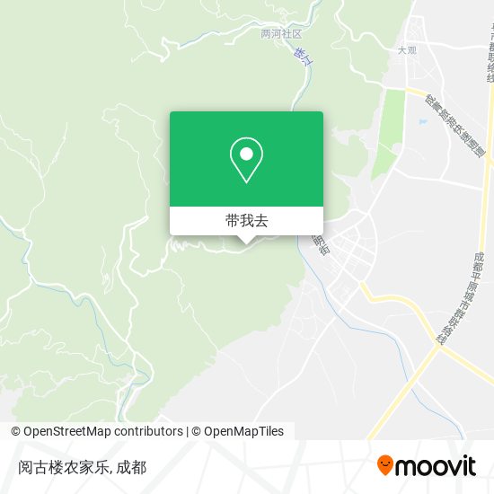 阅古楼农家乐地图