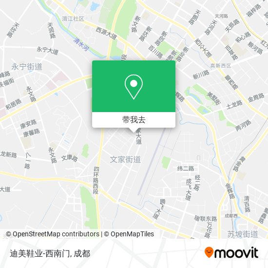 迪美鞋业-西南门地图