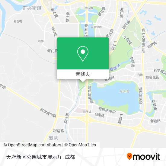 天府新区公园城市展示厅地图