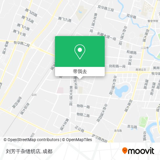 刘芳干杂缝纫店地图