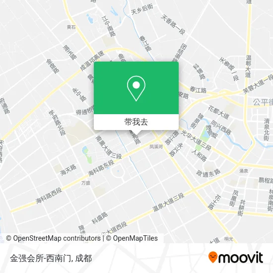 金强会所-西南门地图