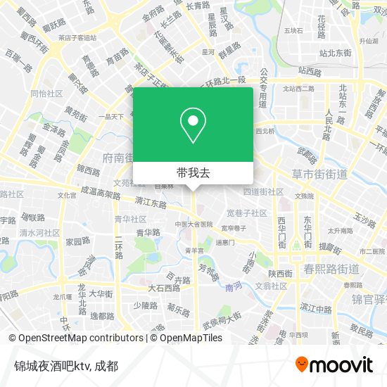 锦城夜酒吧ktv地图