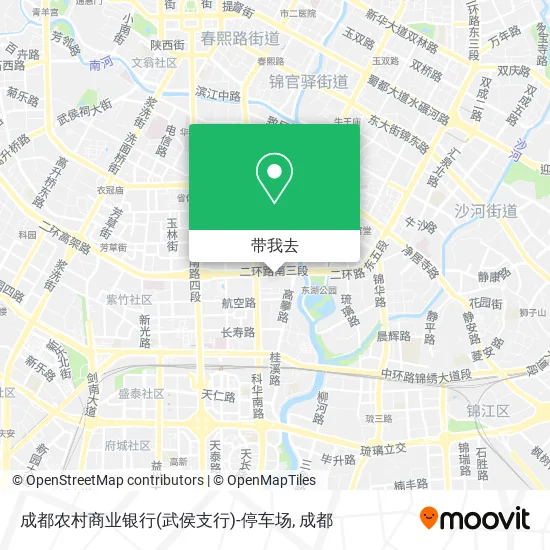 成都农村商业银行(武侯支行)-停车场地图