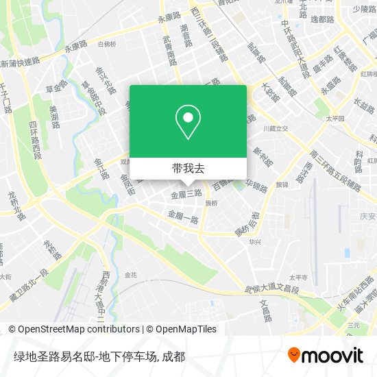 绿地圣路易名邸-地下停车场地图