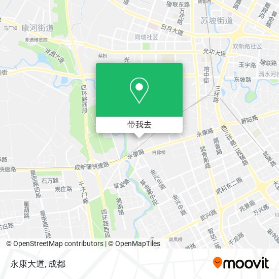 永康大道地图