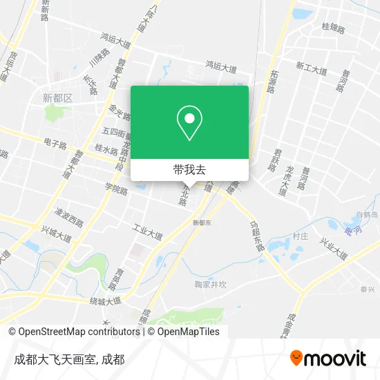 成都大飞天画室地图
