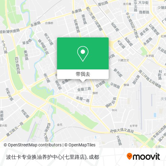 波仕卡专业换油养护中心(七里路店)地图